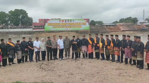 Adat, Pemerintah, dan Aparat di Kuansing Bersatu Tolak PETI di Sungai Batang Kuantan