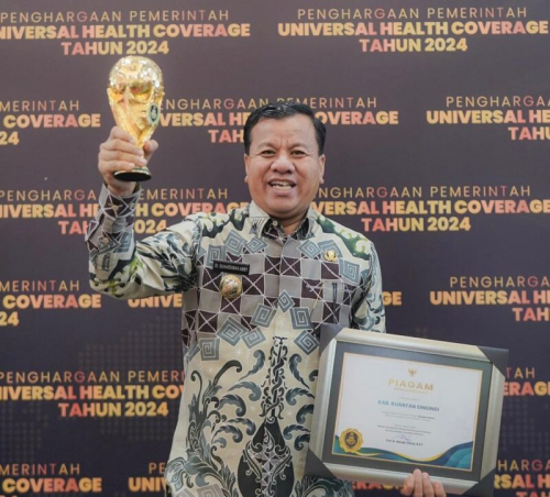 Raih UHC,Bupati Suhardiman prioritaskan Kesehatan Warga Kuansing dengan gratis.