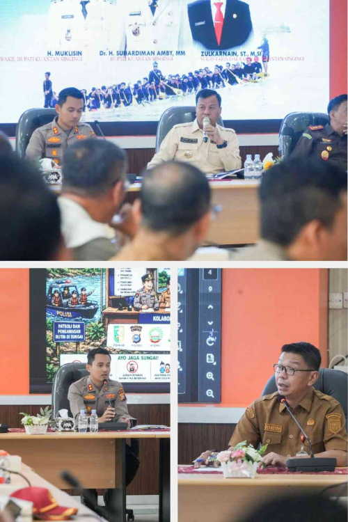 Teluk Kuantan Bentuk Tim Satgas Terpadu untuk Penertiban  PETI