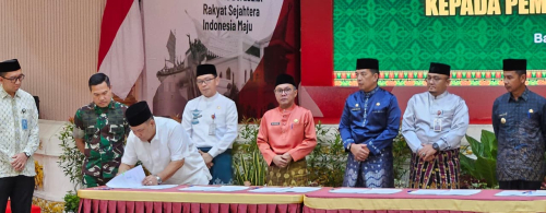 Capaian Pembangunan KMP di Riau Paling Progresif di Indonesia