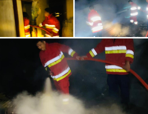 Kebakaran Rumah di Sako, Bupati Instruksikan OPD Terkait Segera Salurkan Bantuan