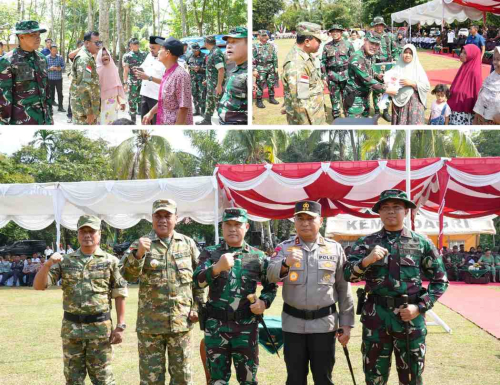 TMMD Usai di Laksanakan, Bukti Bupati dan TNI Polri Kompak Membangu Daerah