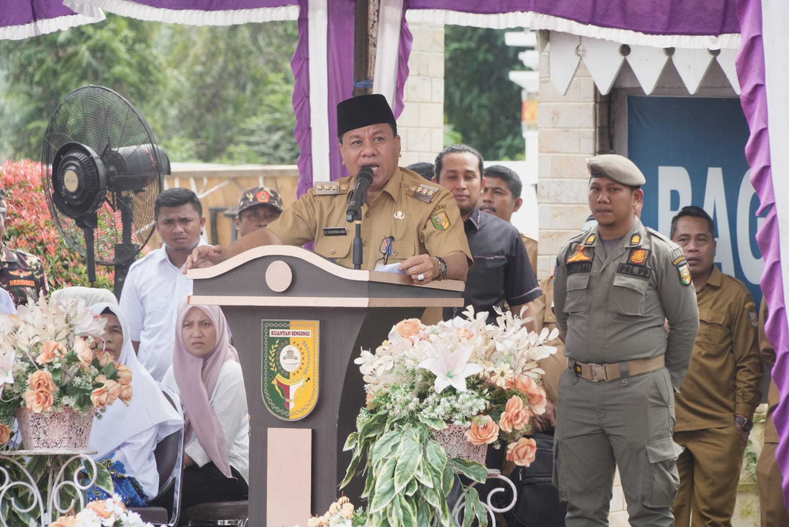 Musrenbang Di Singingi, Kepala Puskesmas Sungai Sirih Keluhkan Bangunan yang Retak Akibat Gempa 